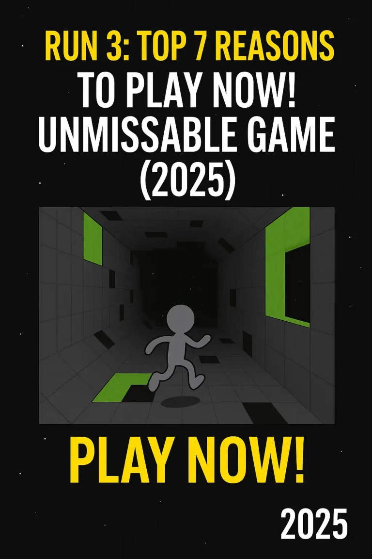 Run 3 gameplay showing space tunnels and character jumps – Play Now! Experience top gaming in 2025.